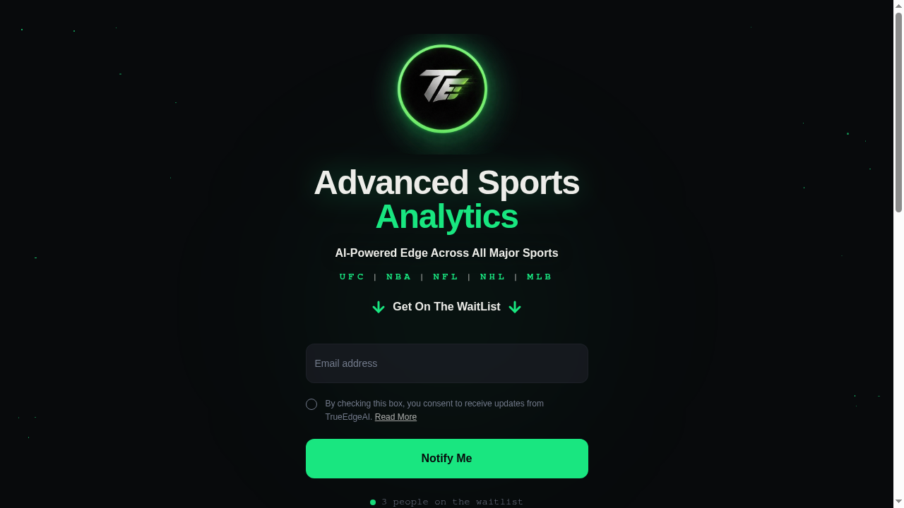 TrueEdge Tech | Advanced Sports Intelligence